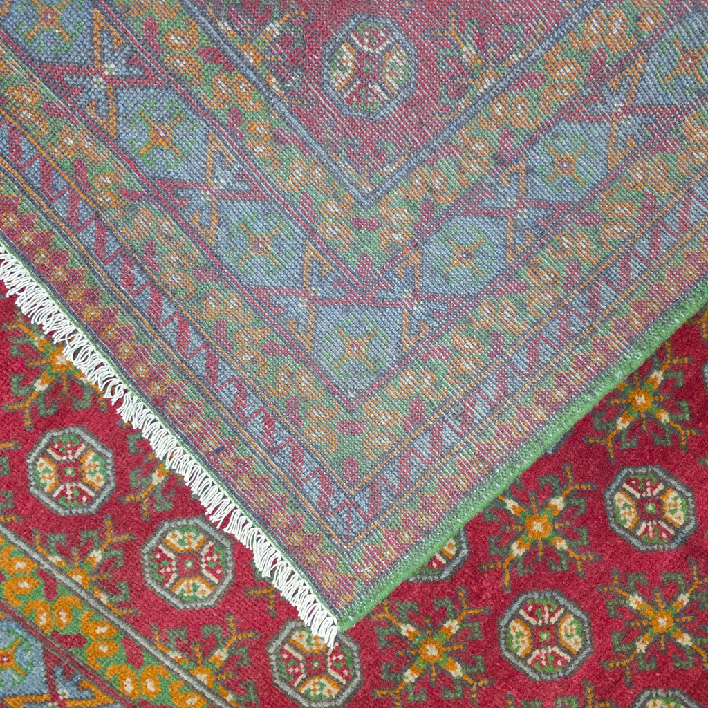 216 x 147 cm Hand Woven Color Afghan Akche