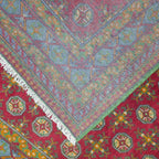 216 x 147 cm Hand Woven Color Afghan Akche