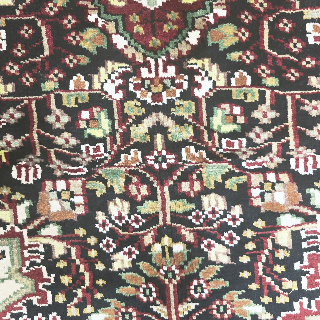 225 x 150 cm Hand Knotted Indian Silk Jaipur Oriental Rug