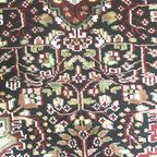 225 x 150 cm Hand Knotted Indian Silk Jaipur Oriental Rug
