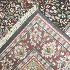 225 x 150 cm Hand Knotted Indian Silk Jaipur Oriental Rug