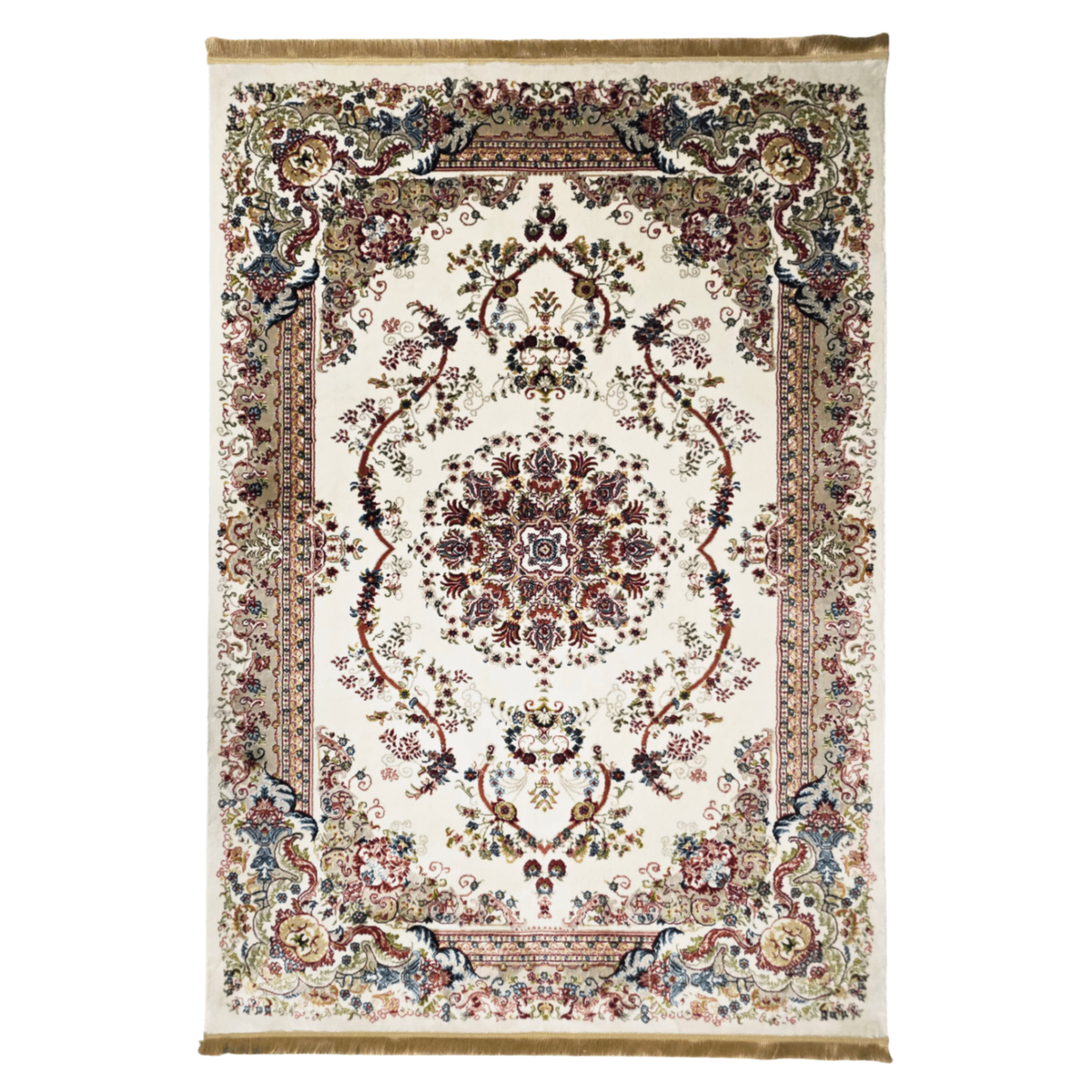 230 x 160 cm Ornate Symmetry Multi-Tone Medallion Rug
