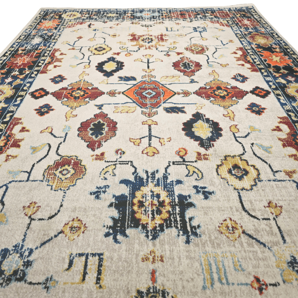 230 x 160 cm Vintage Persian Design Machine Made Rug