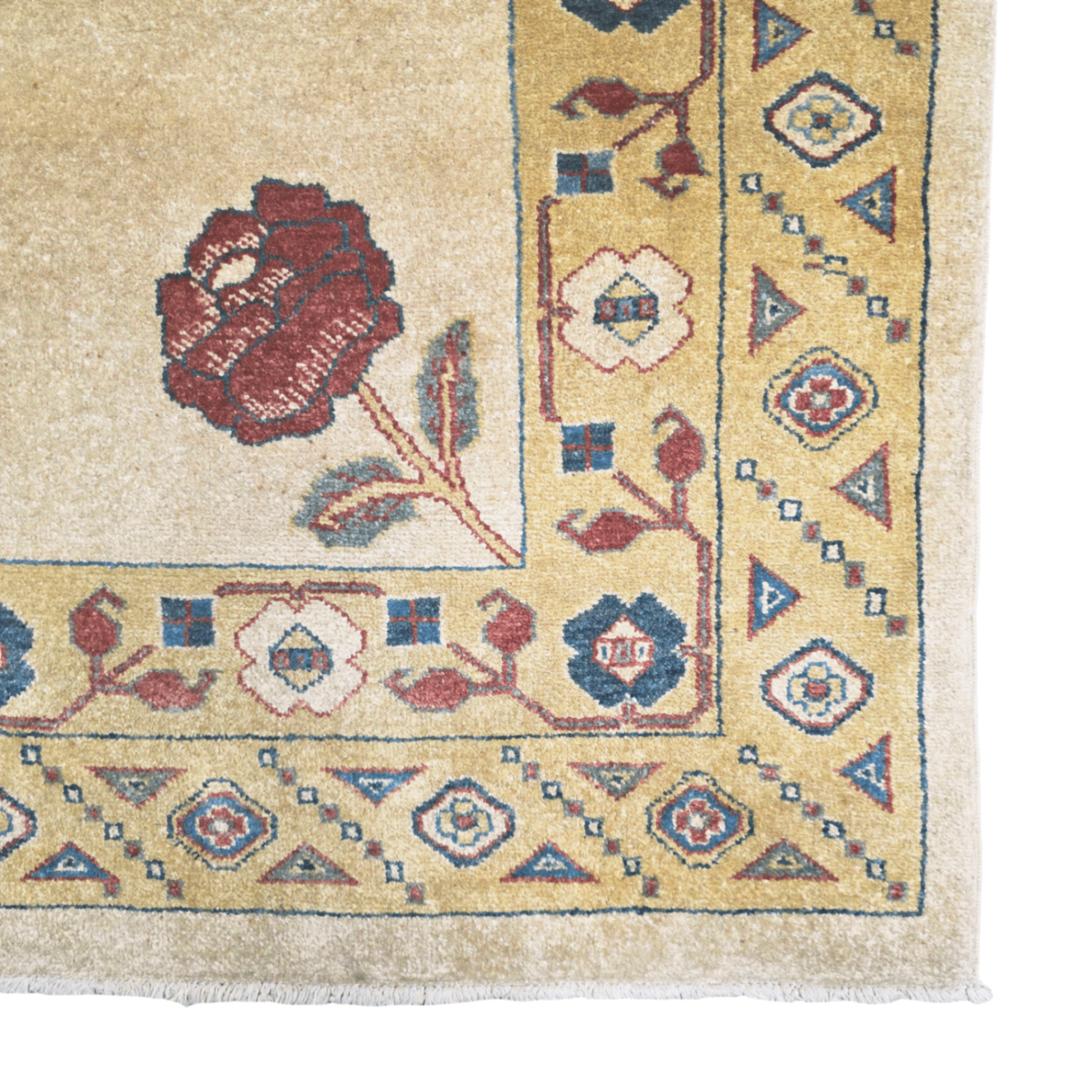 243 x 152 cm Hand-Knotted Afghan Soft Tone Chobi Rug