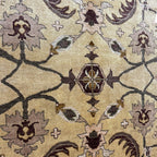 280 x 191 cm Hand-Knotted Soft Tone Afghan Chobi Wool Rug