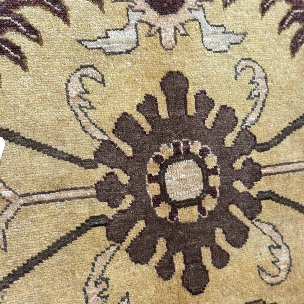 280 x 191 cm Hand-Knotted Soft Tone Afghan Chobi Wool Rug