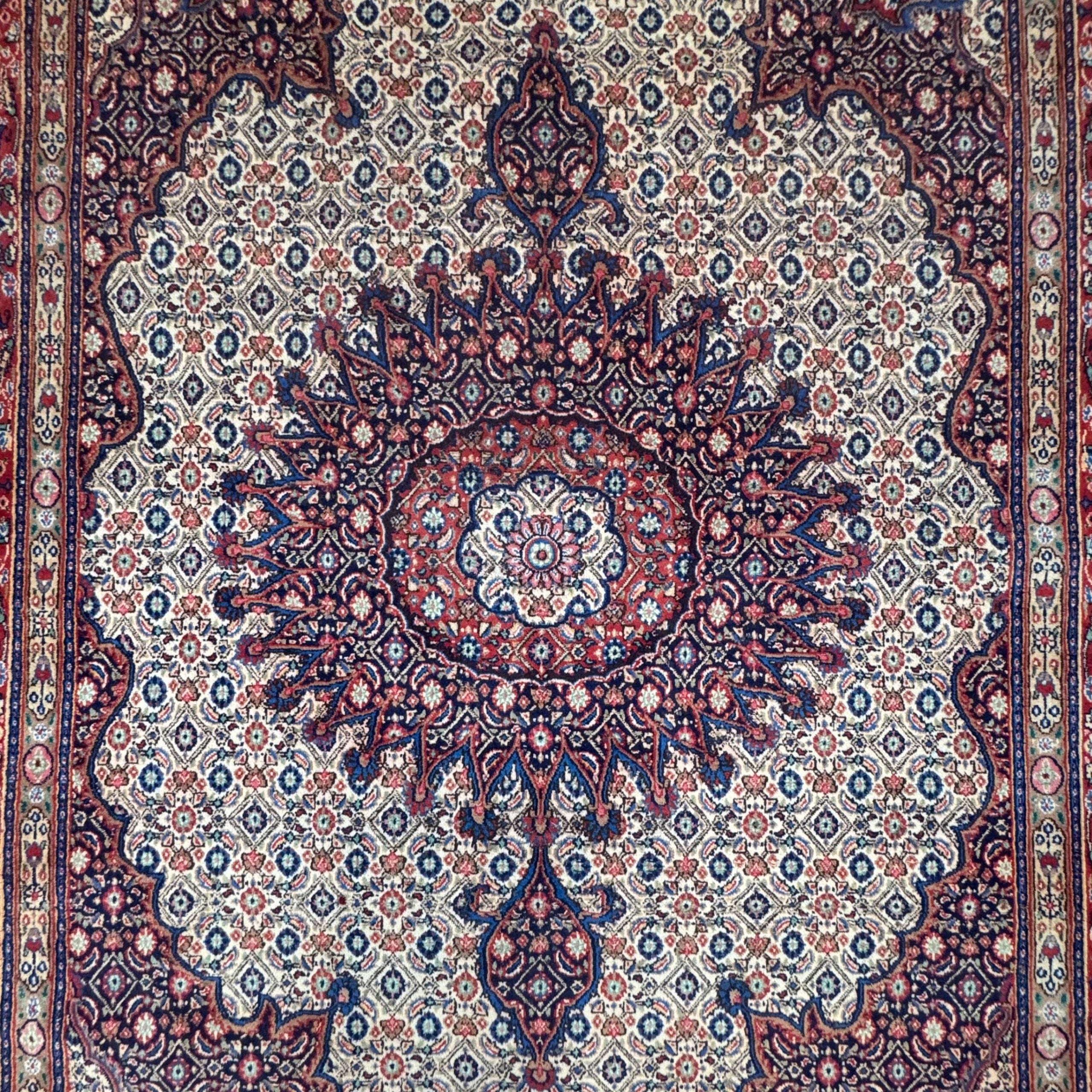 290 x 200 cm Hand-Woven Persian Mashad Rug