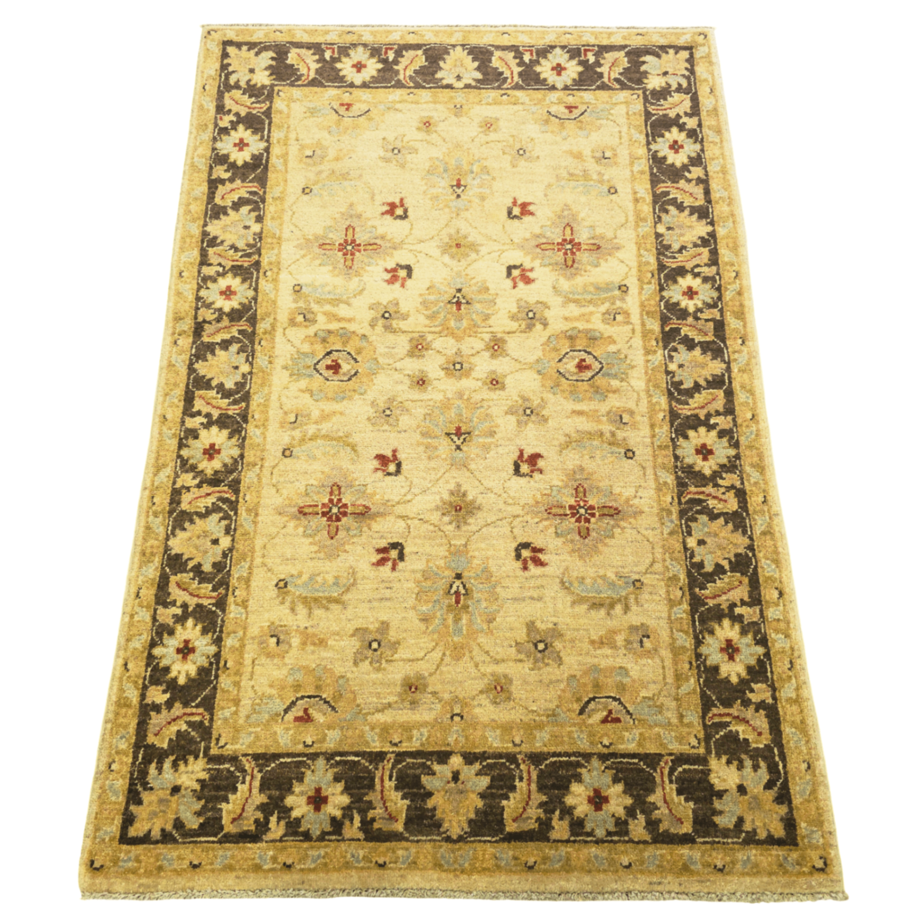 147 x 73 cm Afghan Chobi Hand-Knotted Wool Rug