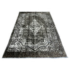 269 x 182 cm Hand-Knotted Ultra Vintage Persian Wool Rug