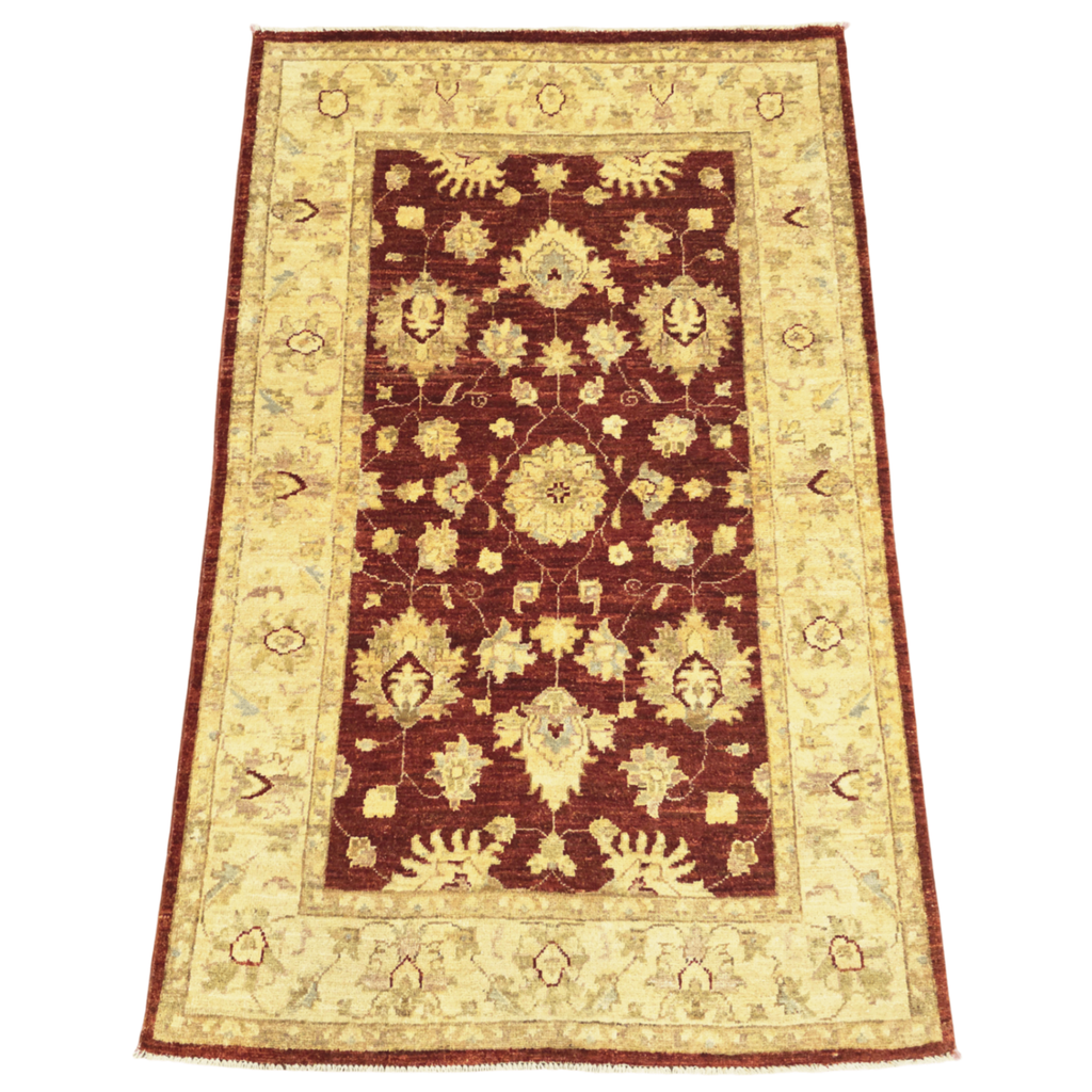 153 x 98 cm Afghan Chobi Hand-Knotted Wool Rug