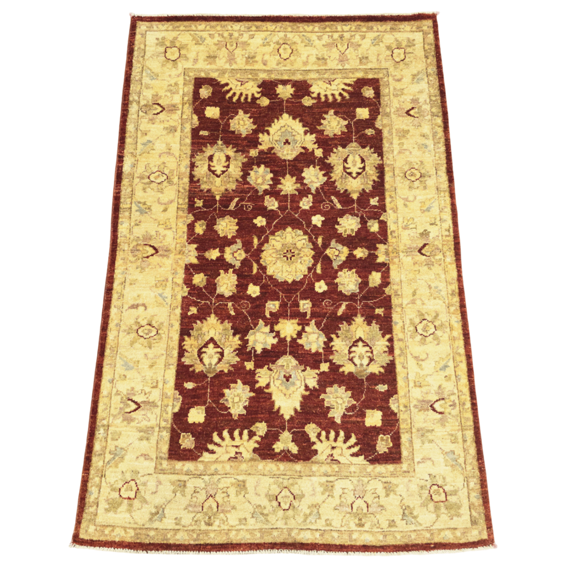 153 x 98 cm Afghan Chobi Hand-Knotted Wool Rug