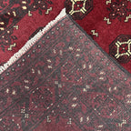 194 x 97 cm Hand-Knotted Afghan Bokhara Akche Rug