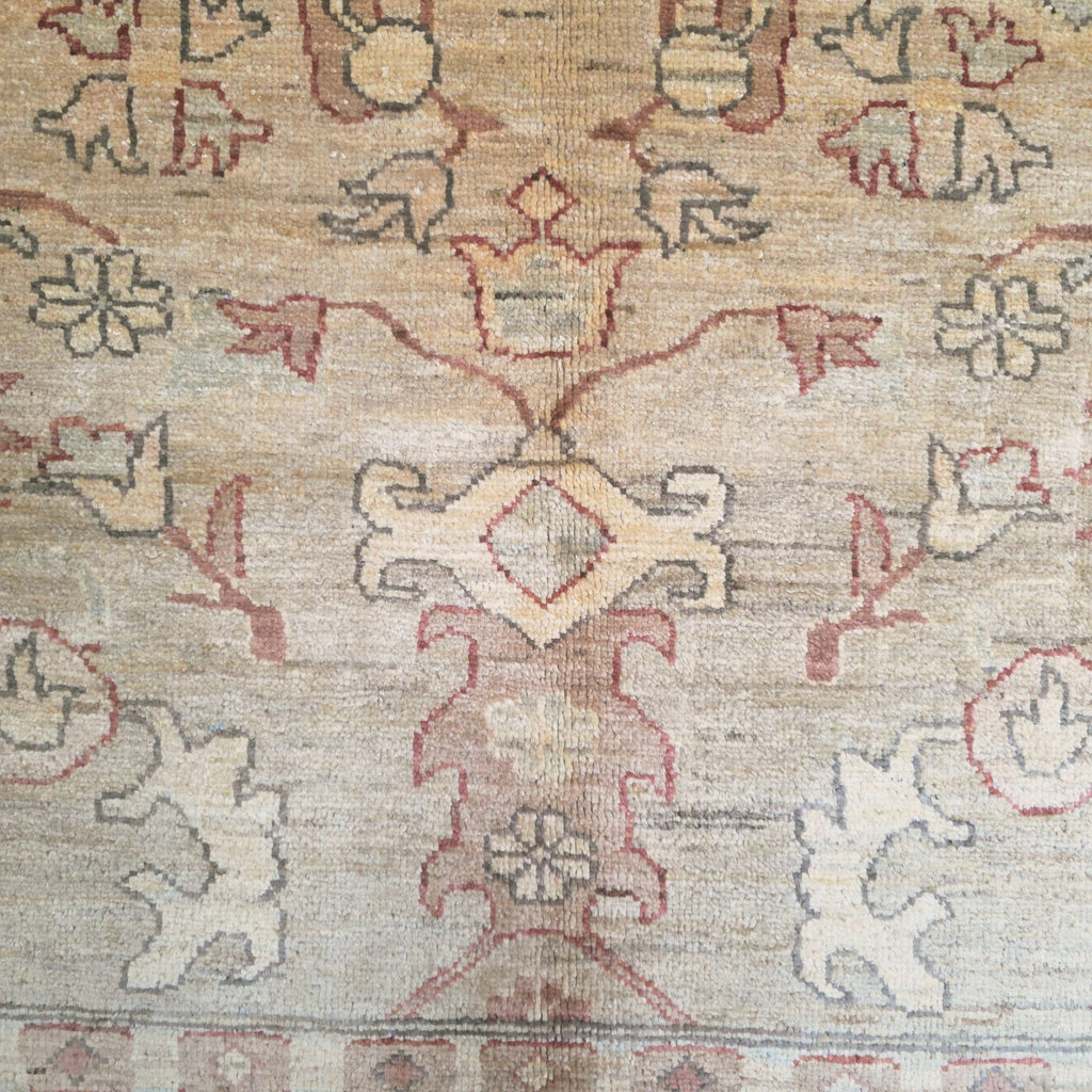 246 x 181 cm Hand-Knotted Soft Tone Afghan Chobi Wool Rug