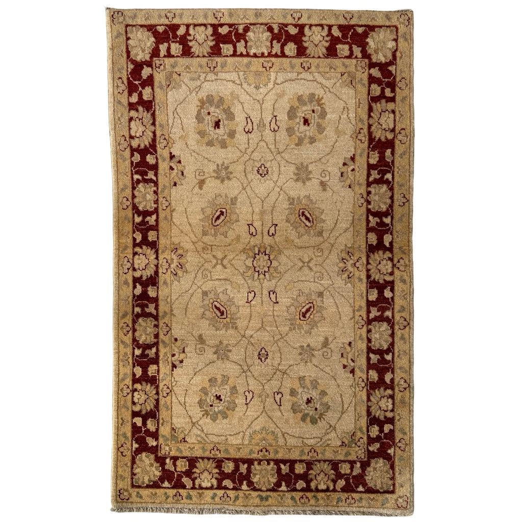 162 x 98 cm Afghan Chobi Hand-Knotted Wool Rug