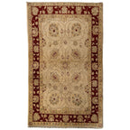 162 x 98 cm Afghan Chobi Hand-Knotted Wool Rug