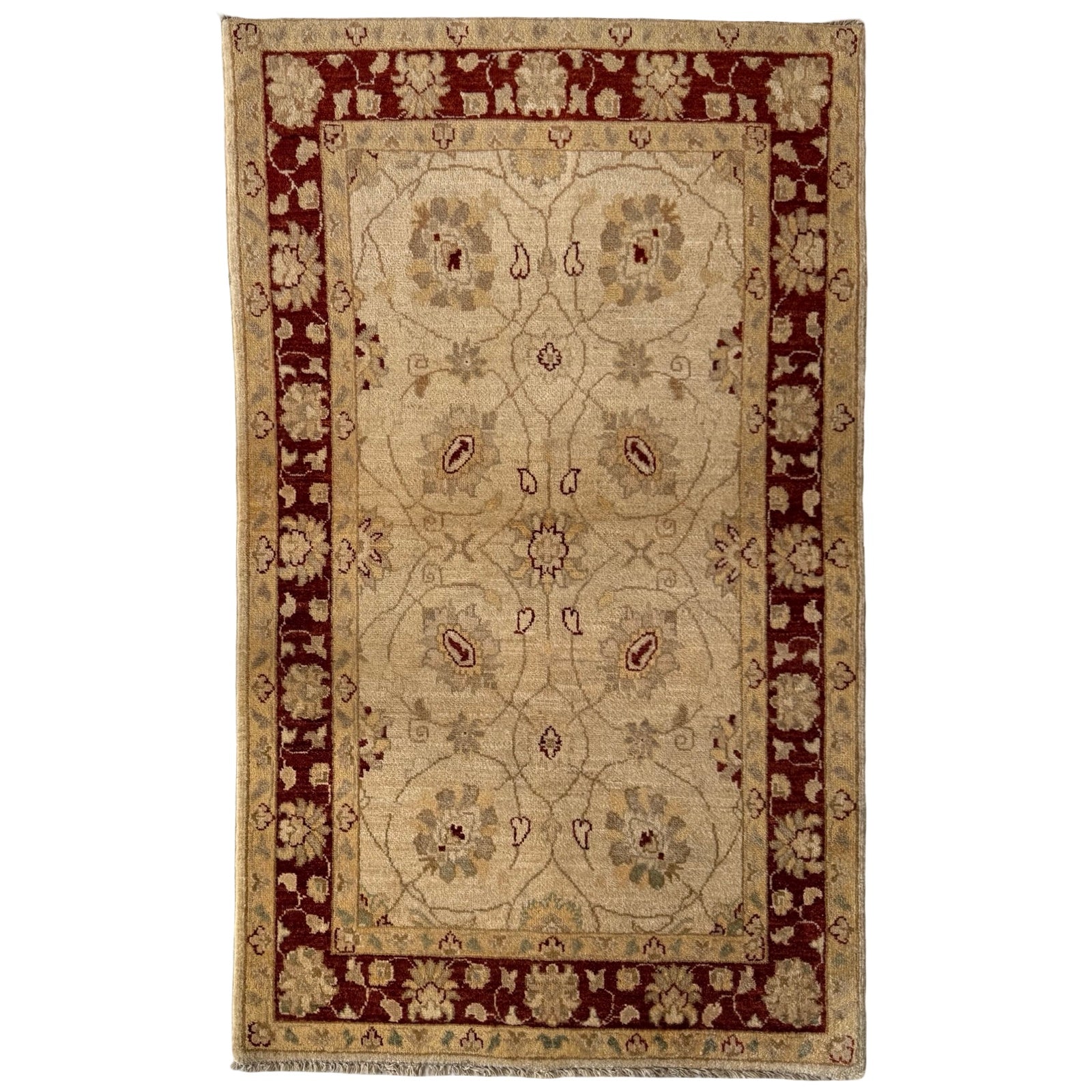 162 x 98 cm Afghan Chobi Hand-Knotted Wool Rug