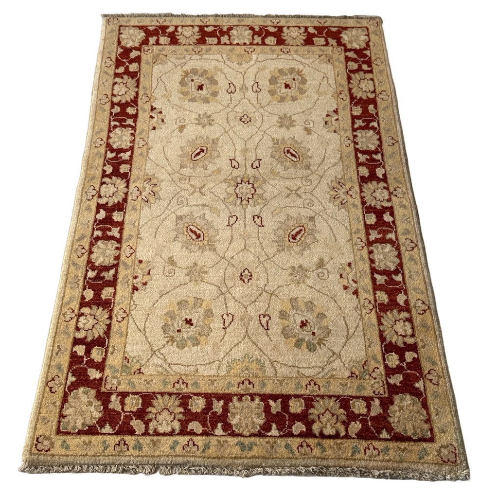 162 x 98 cm Afghan Chobi Hand-Knotted Wool Rug