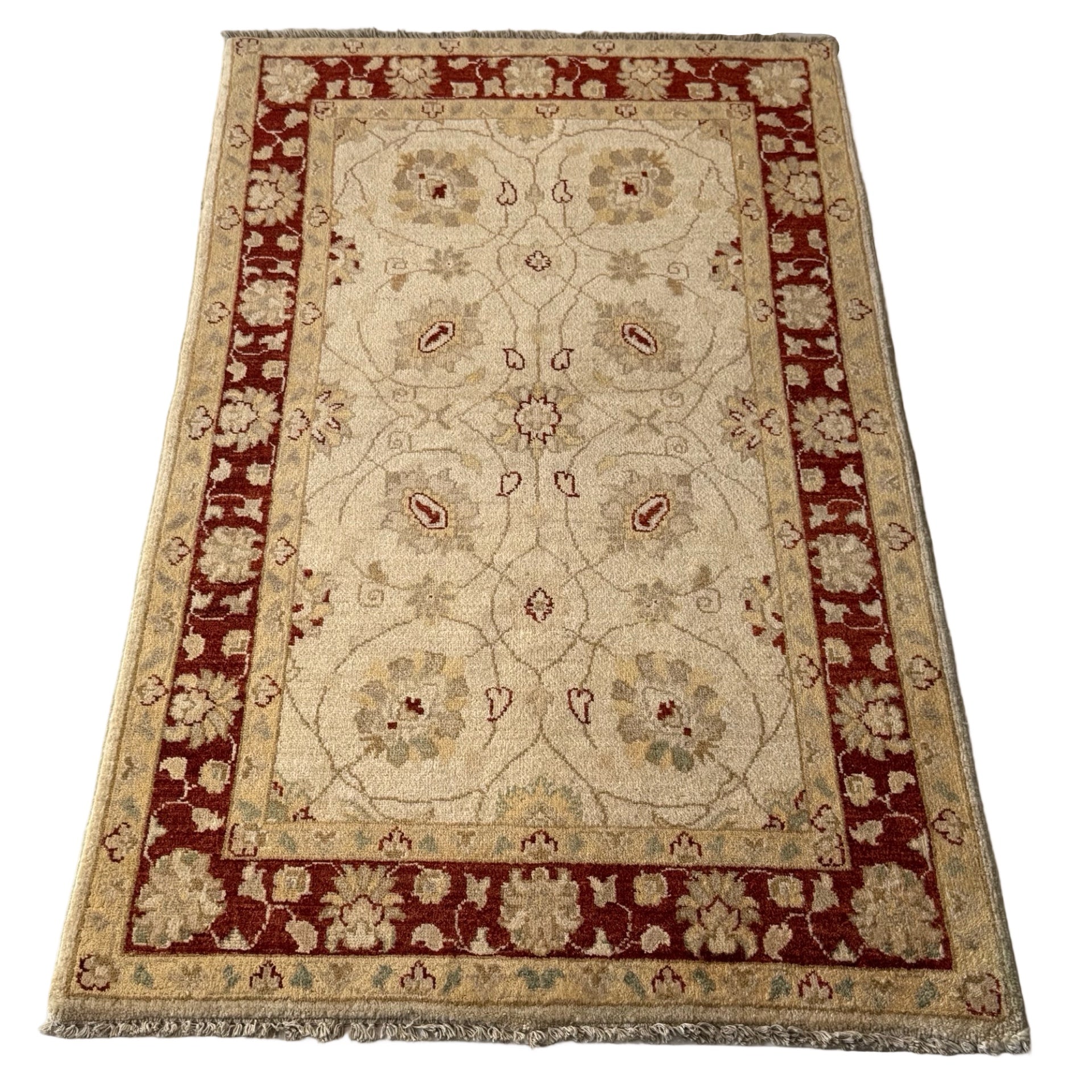 162 x 98 cm Afghan Chobi Hand-Knotted Wool Rug