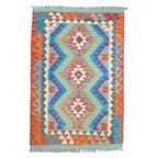 125 x 84 cm Hand Woven Afghan Kilim Rug