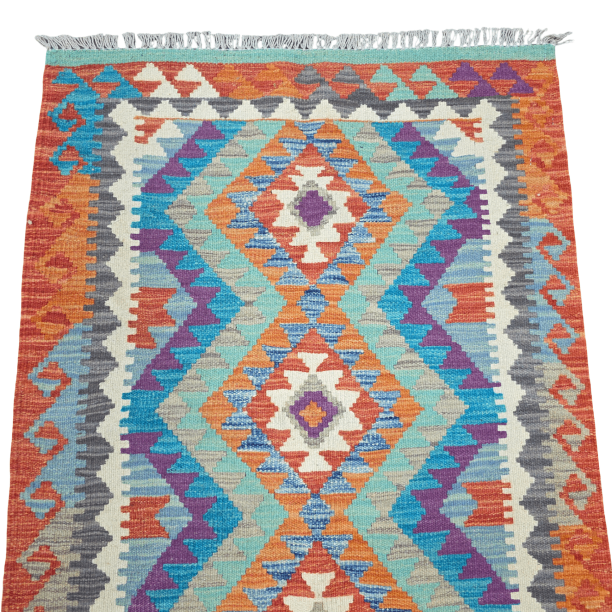 125 x 84 cm Hand Woven Afghan Kilim Rug
