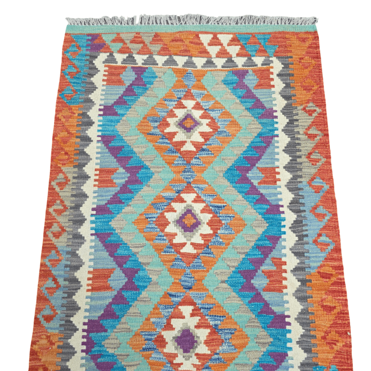 125 x 84 cm Hand Woven Afghan Kilim Rug
