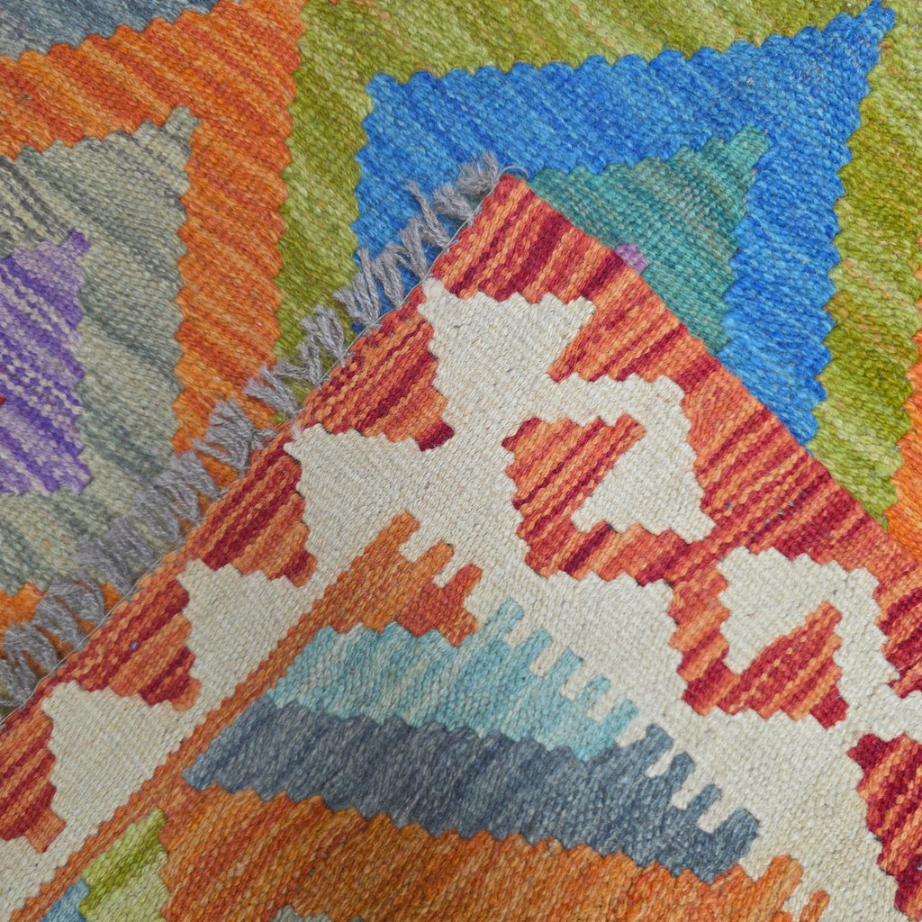 127 x 86 cm Hand Woven Afghan Kilim Rug