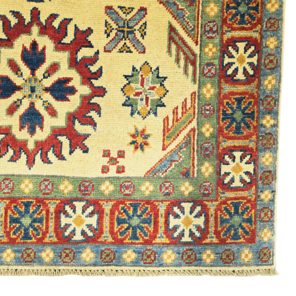 147 x 103 cm Hand Knotted Afghan Kazak Rug