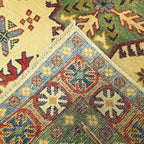 147 x 103 cm Hand Knotted Afghan Kazak Rug