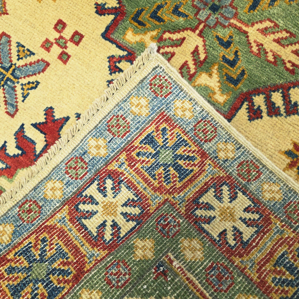 147 x 103 cm Hand Knotted Afghan Kazak Rug