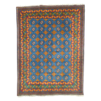 202 x 151 cm Hand Woven Color Afghan Akche
