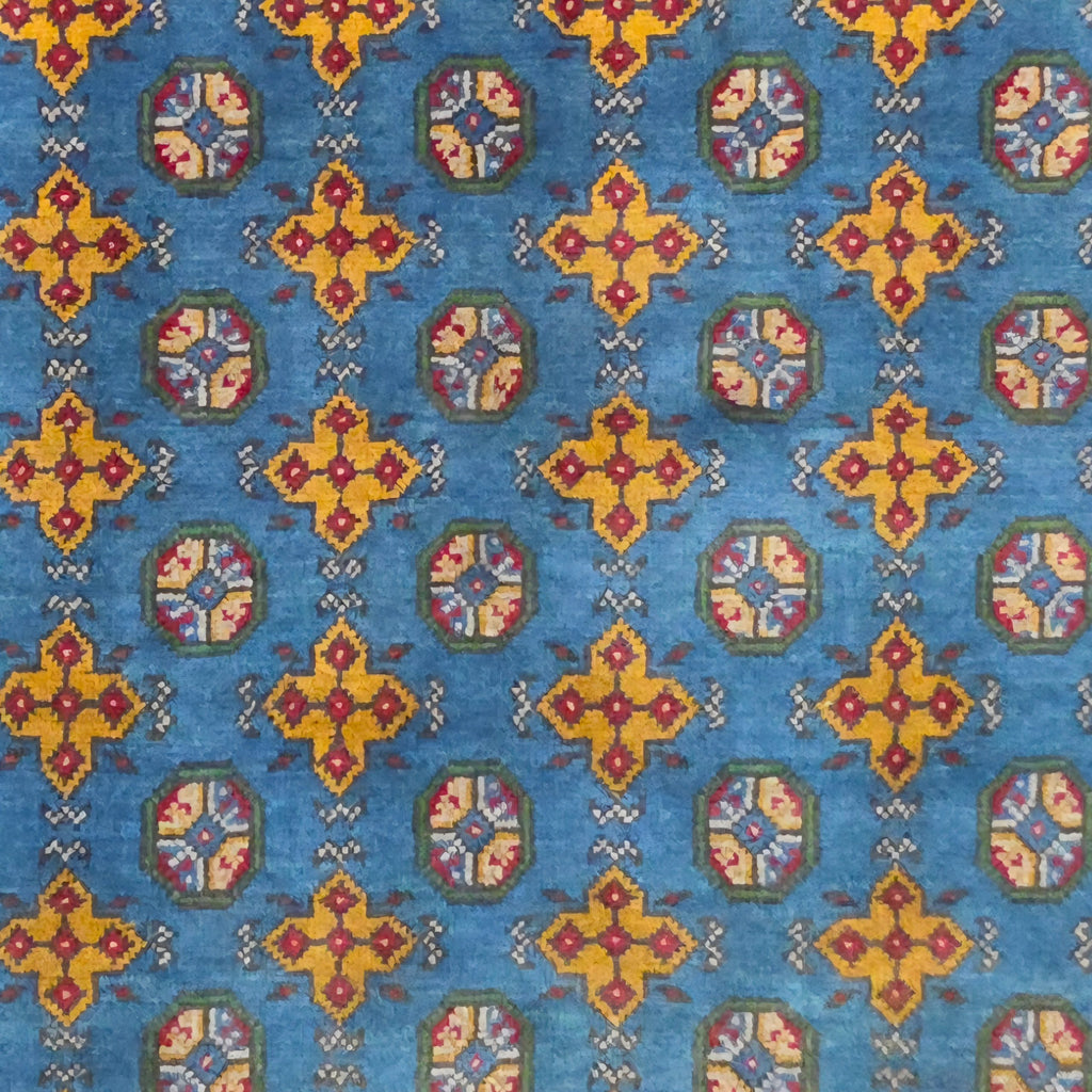 202 x 151 cm Hand Woven Color Afghan Akche