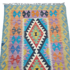 125 x 84 cm Hand Woven Afghan Kilim Rug