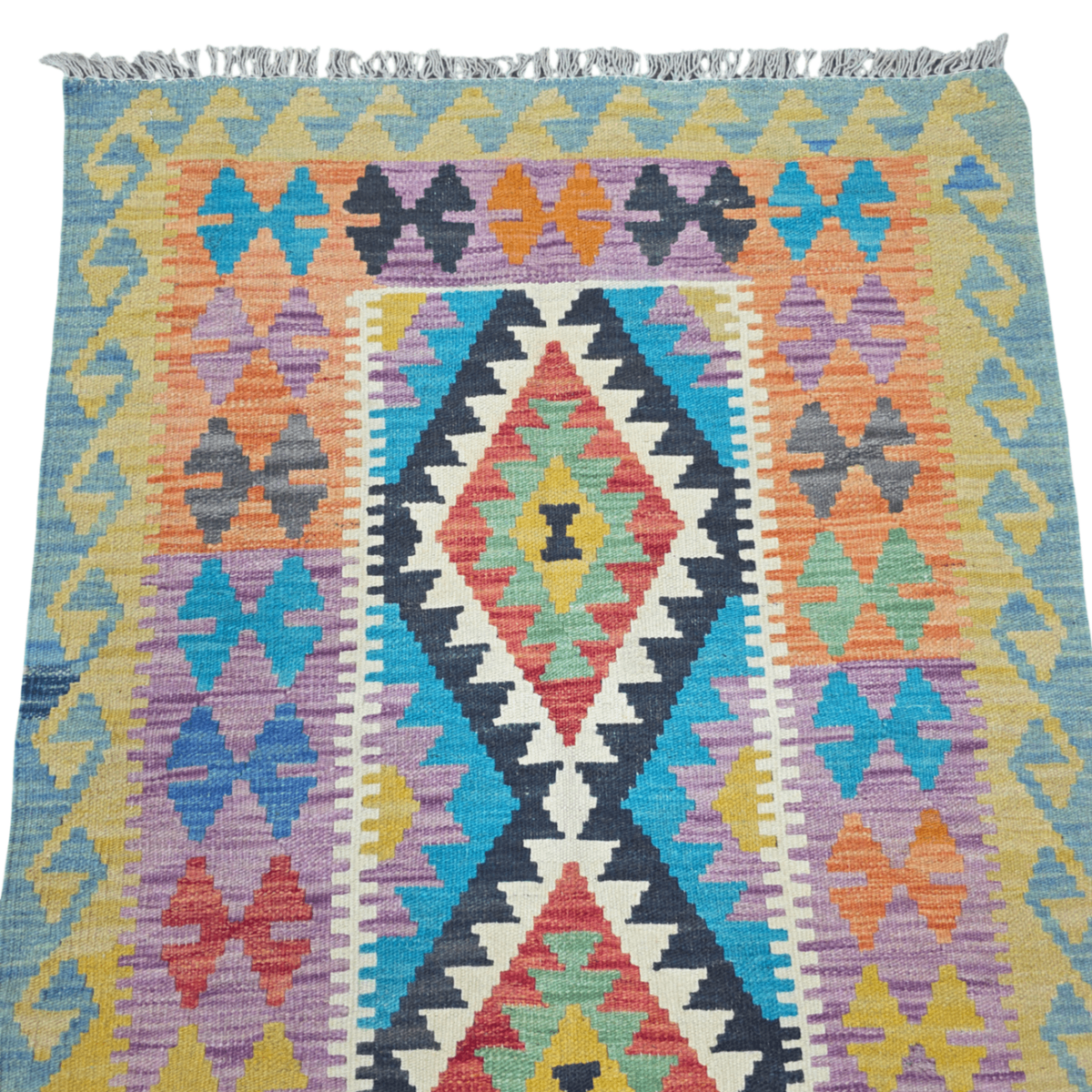 125 x 84 cm Hand Woven Afghan Kilim Rug