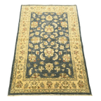 150 x 100 cm Afghan Chobi Ziegler Hand-Knotted Wool Rug