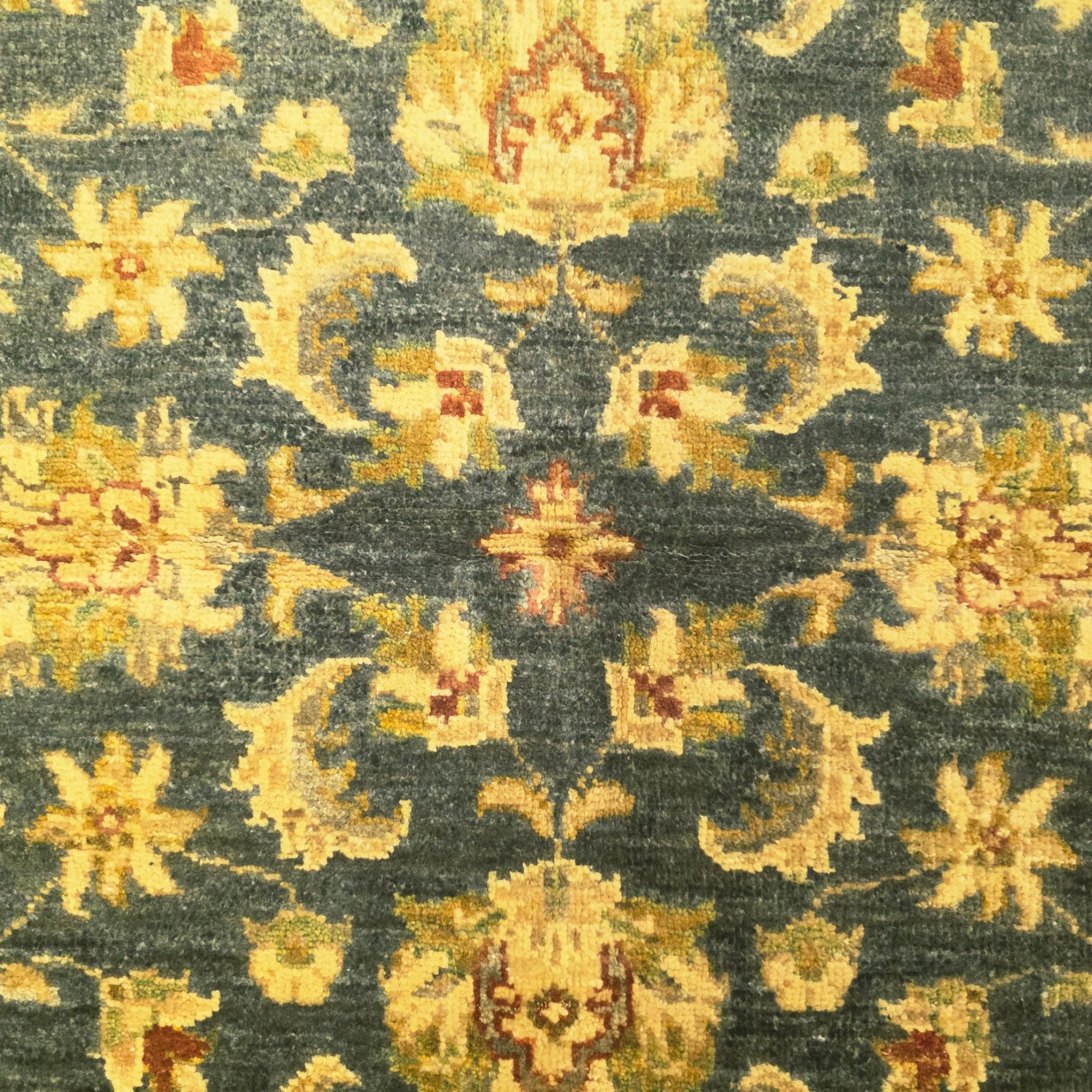 150 x 100 cm Afghan Chobi Ziegler Hand-Knotted Wool Rug