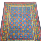 192 x 148 cm Hand Woven Color Afghan Akche
