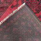 195 x 97 cm Hand-Knotted Afghan Akche Rug