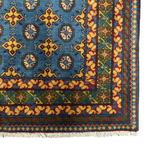 202 x 151 cm Hand-Knotted Afghan Akche Bokhara Rug