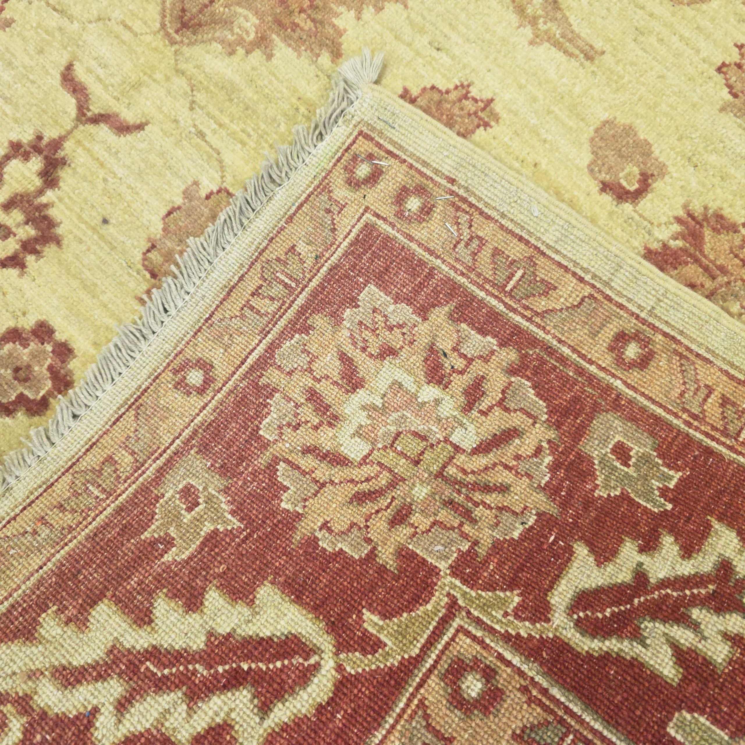 226 x 168 cm Afghan Chobi Hand-Knotted Wool Rug
