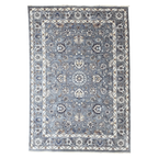 290 x 200 cm Traditional Oriental Style Machine Made Rug in Grey & Maroon