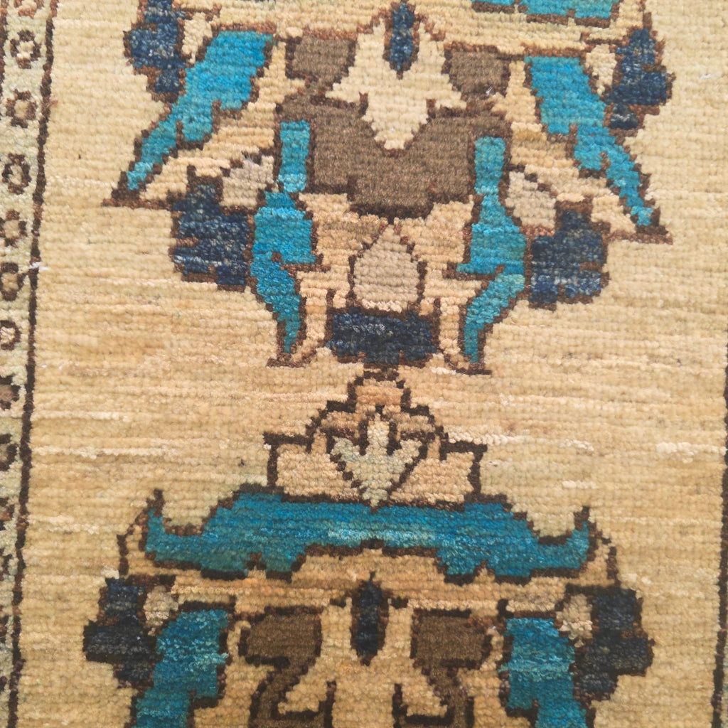 60 x 40 cm Afghan Chobi Hand-Knotted Wool Rug