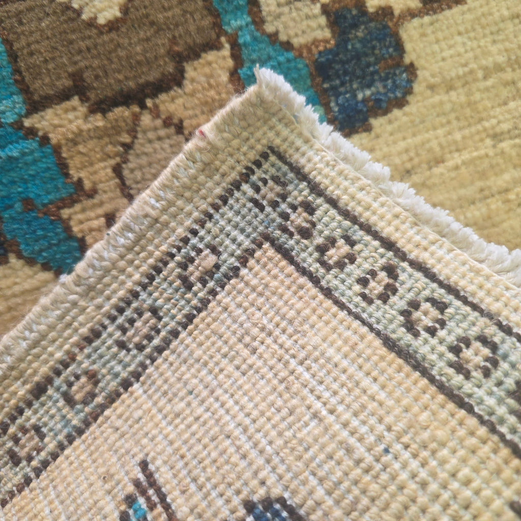 60 x 40 cm Afghan Chobi Hand-Knotted Wool Rug