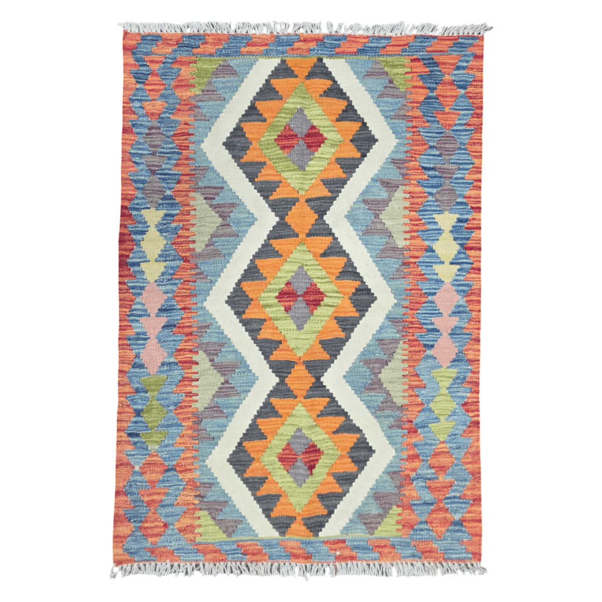 125 x 84 cm Hand Woven Afghan Kilim Rug