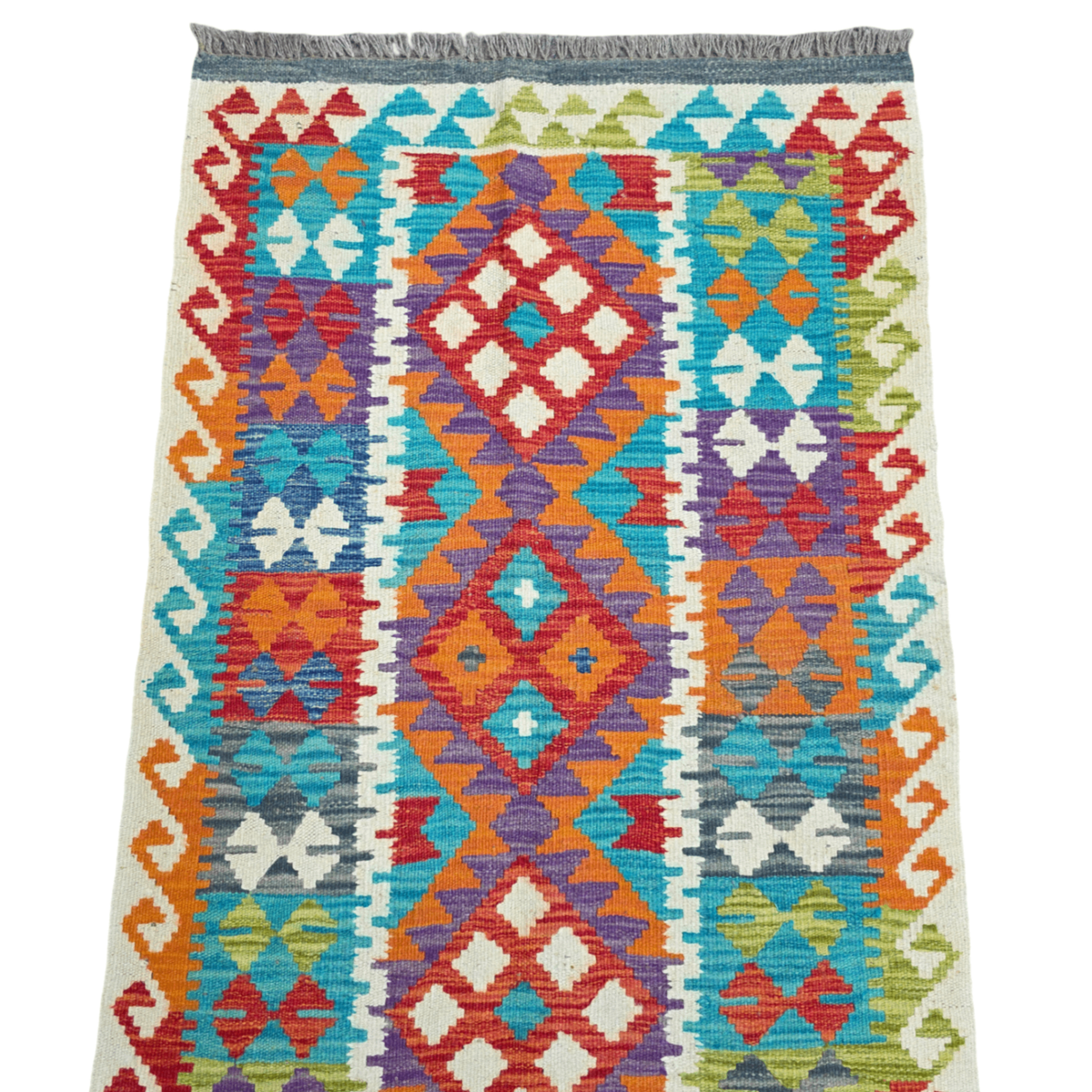 125 x 84 cm Hand Woven Afghan Kilim Rug