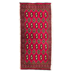 100 x 47 cm Hand-Knotted Persian Turkmen Rug