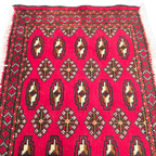 100 x 47 cm Hand-Knotted Persian Turkmen Rug
