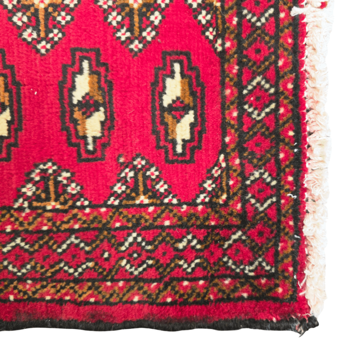 100 x 47 cm Hand-Knotted Persian Turkmen Rug