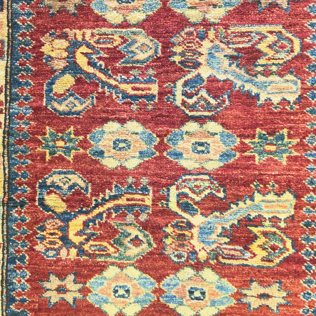 153 x 80 cm Hand Knotted Afghan Kazak Rug