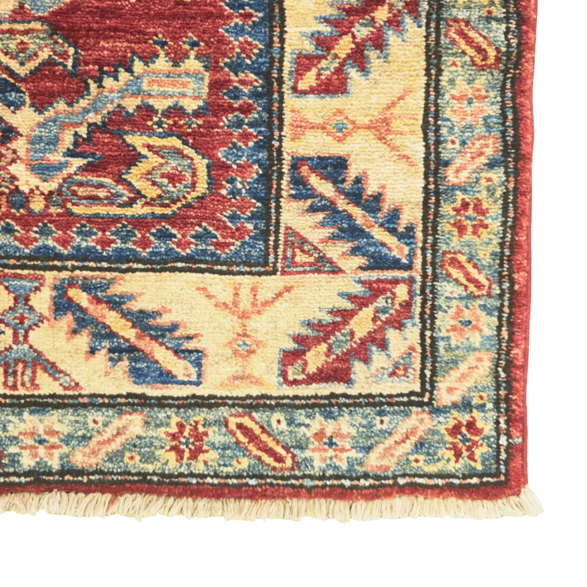 153 x 80 cm Hand Knotted Afghan Kazak Rug