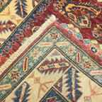 153 x 80 cm Hand Knotted Afghan Kazak Rug